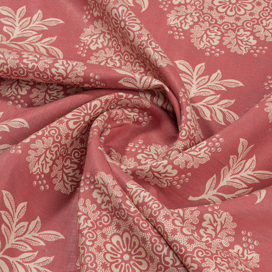 Jaujac Rondelle Linen / Carmine Samples