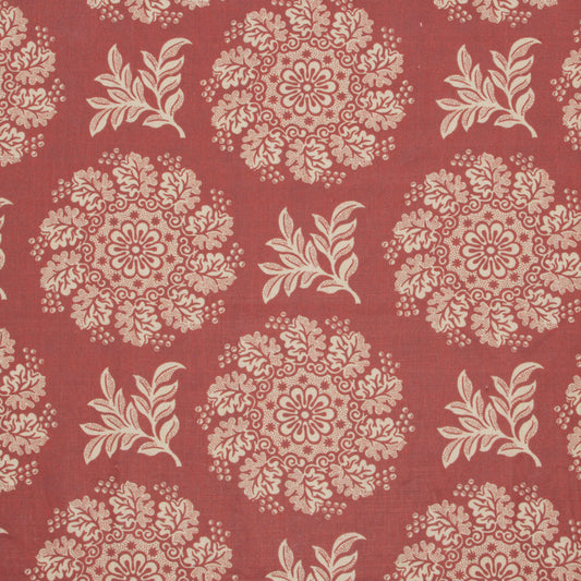 Jaujac Rondelle Linen / Carmine Samples