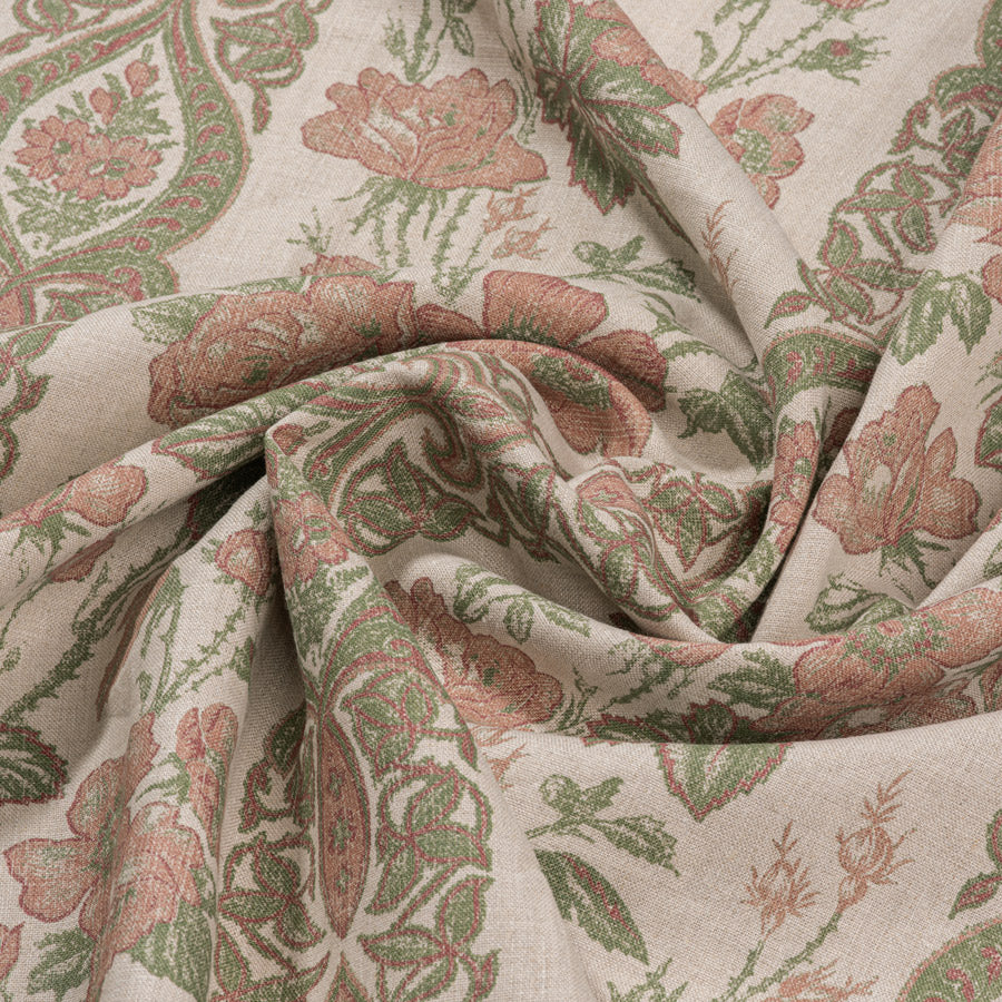 Jaujac Rose Linen / Rose Pink Samples Jaujac Rose Linen / Rose Pink Samples