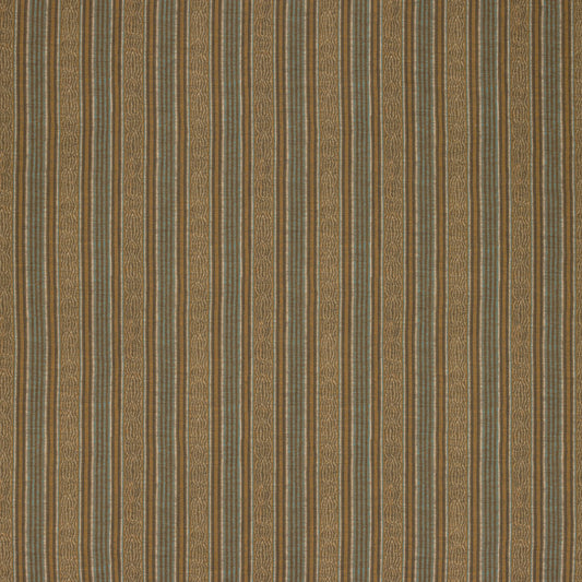 Jaujac Stripe Linen / Ochre-Blue