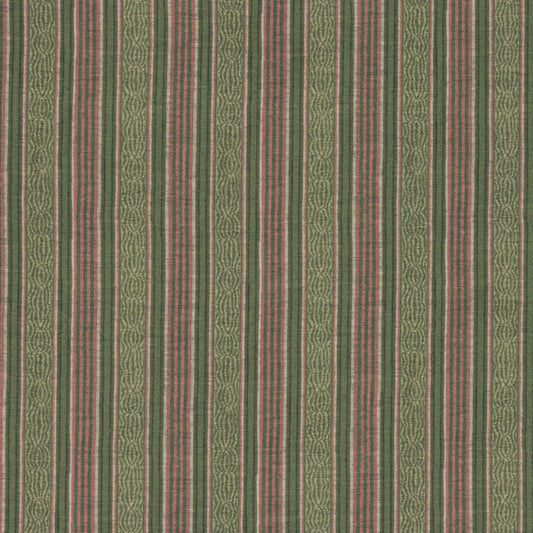 Jaujac Stripe Linen / Pink Fern Samples