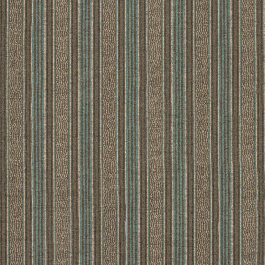 Jaujac Stripe Linen / Truffle Blue Samples
