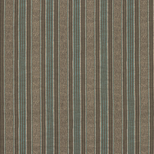 Jaujac Stripe Linen / Truffle Blue Samples