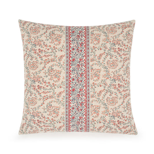 Jaujac Virelle Carmine Blue Braided Cushion | 45 x 45cm