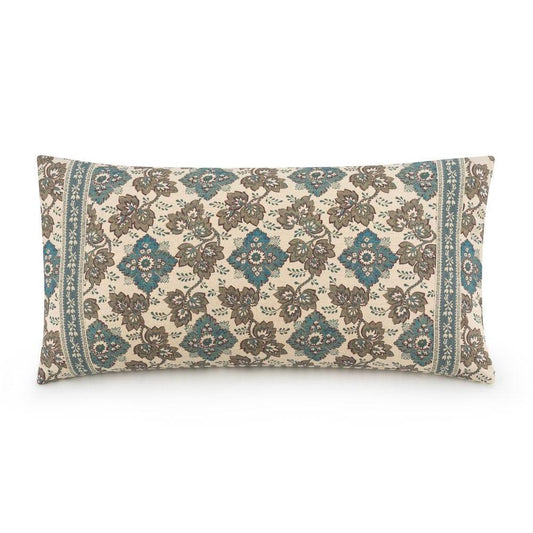 Large Braided Somborne Linen Lumbar Cushion | 3 colours | 78 x 35 cm