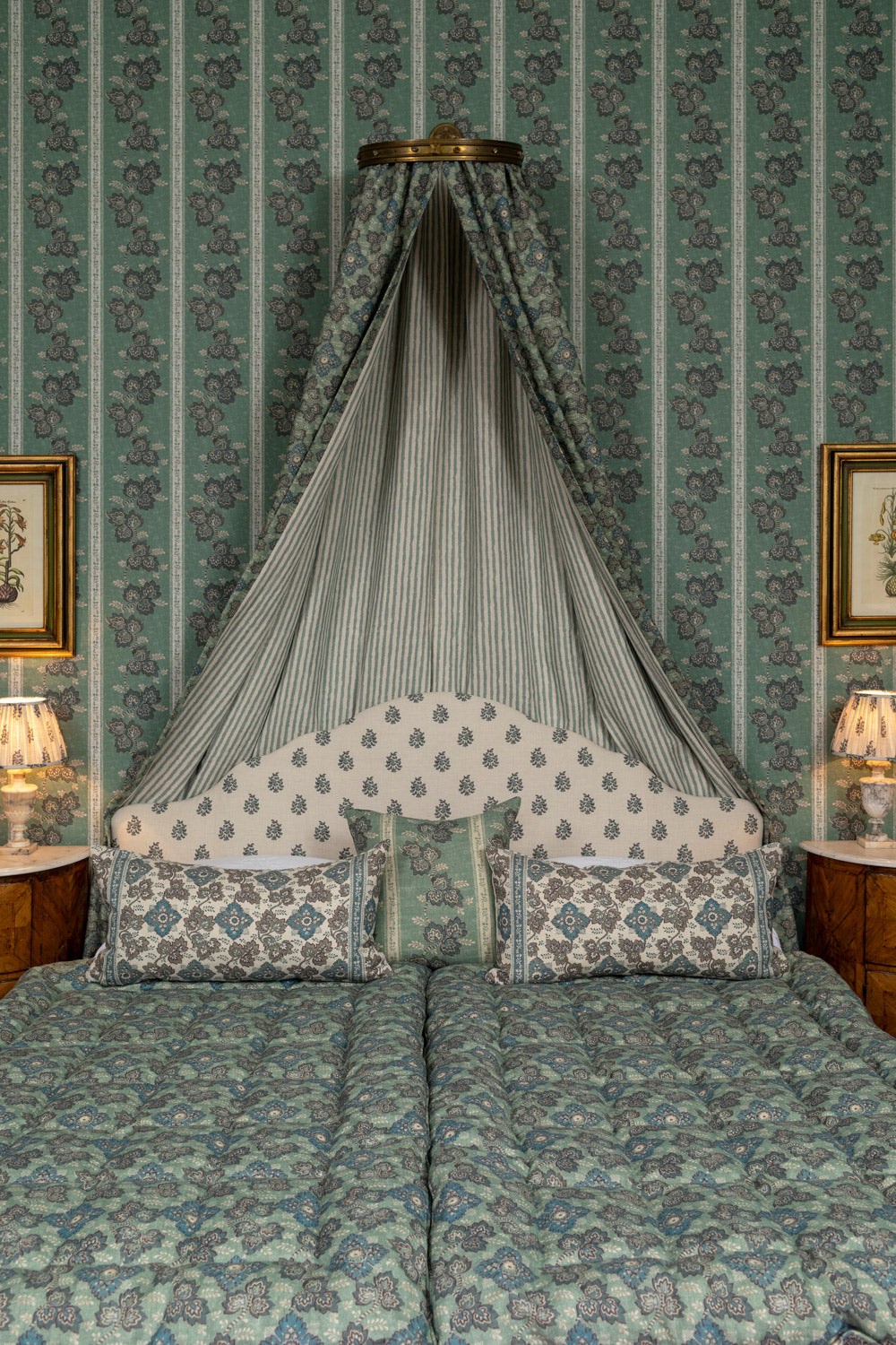 Somborne Linen / Teal Somborne Linen / Teal