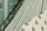 Waverley Stripe Linen / Teal Waverley Stripe Linen / Teal