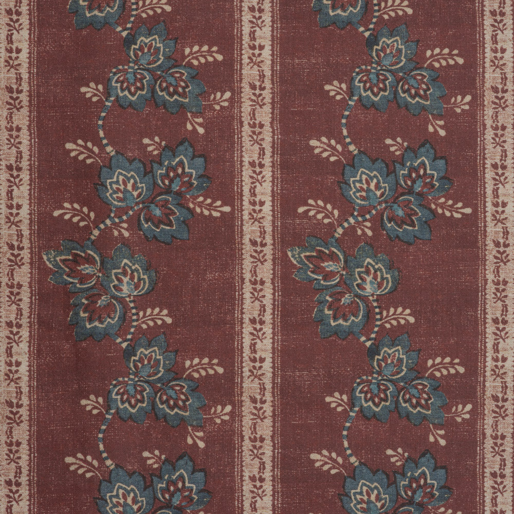 Somborne Stripe Linen / Merlot Samples Somborne Stripe Linen / Merlot Samples