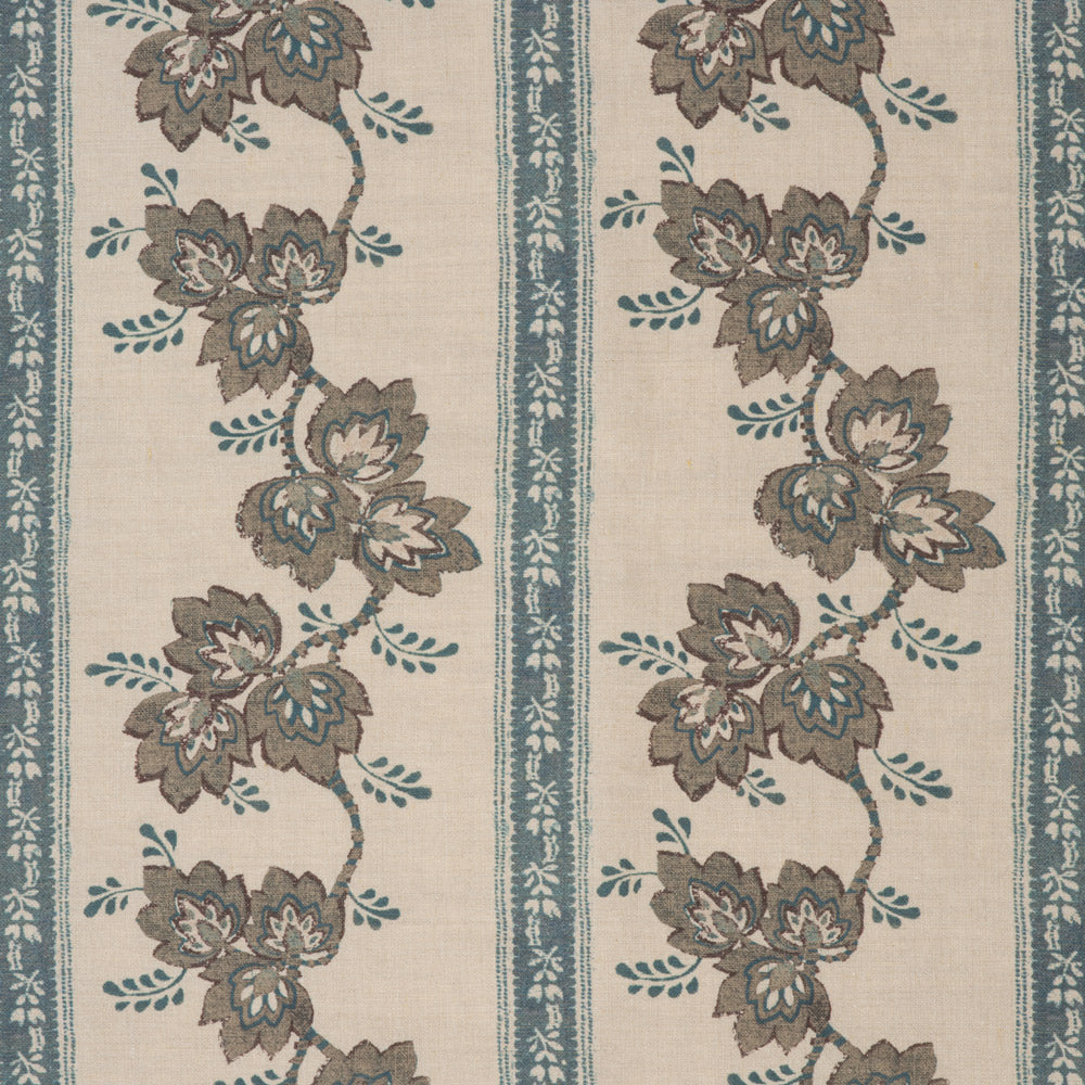 Somborne Stripe Linen / Vintage Blue Samples Somborne Stripe Linen / Vintage Blue Samples