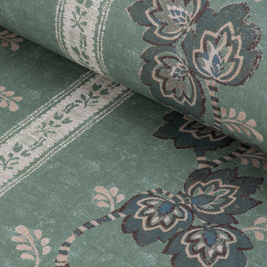 Somborne Stripe Wallpaper / Teal