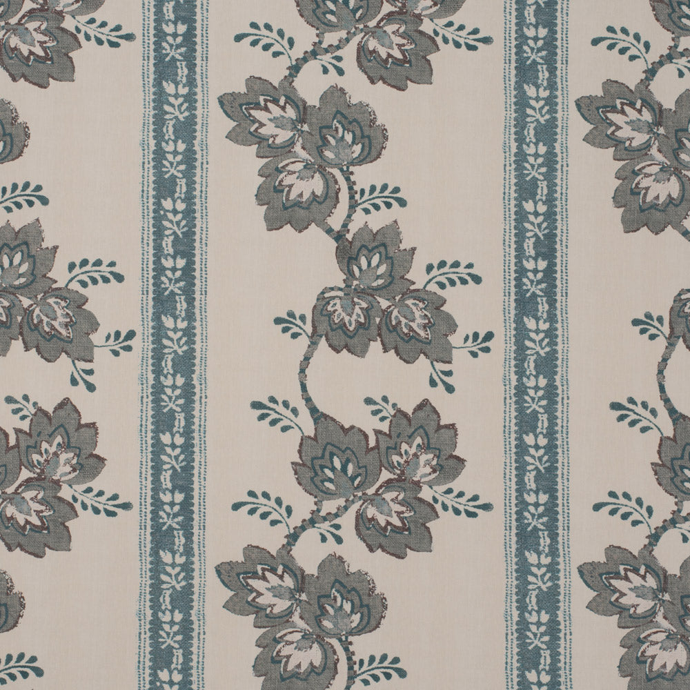 Somborne Stripe Wallpaper / Vintage Blue Somborne Stripe Wallpaper / Vintage Blue