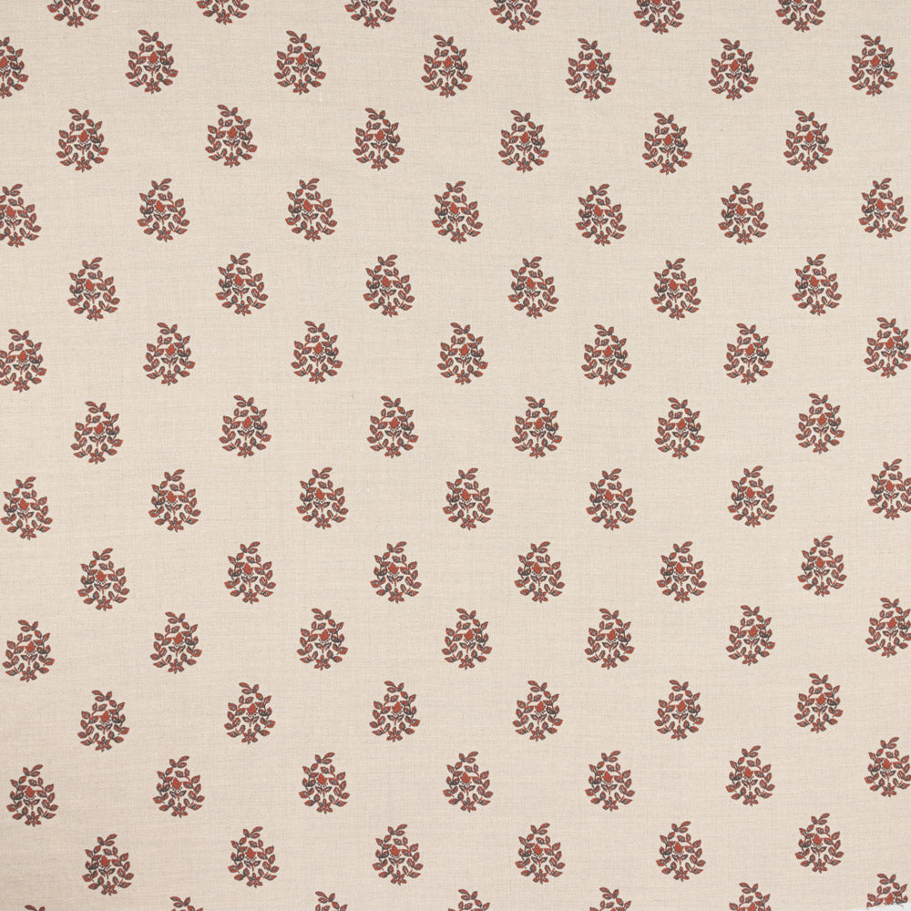 Somborne Wreath Linen / Merlot