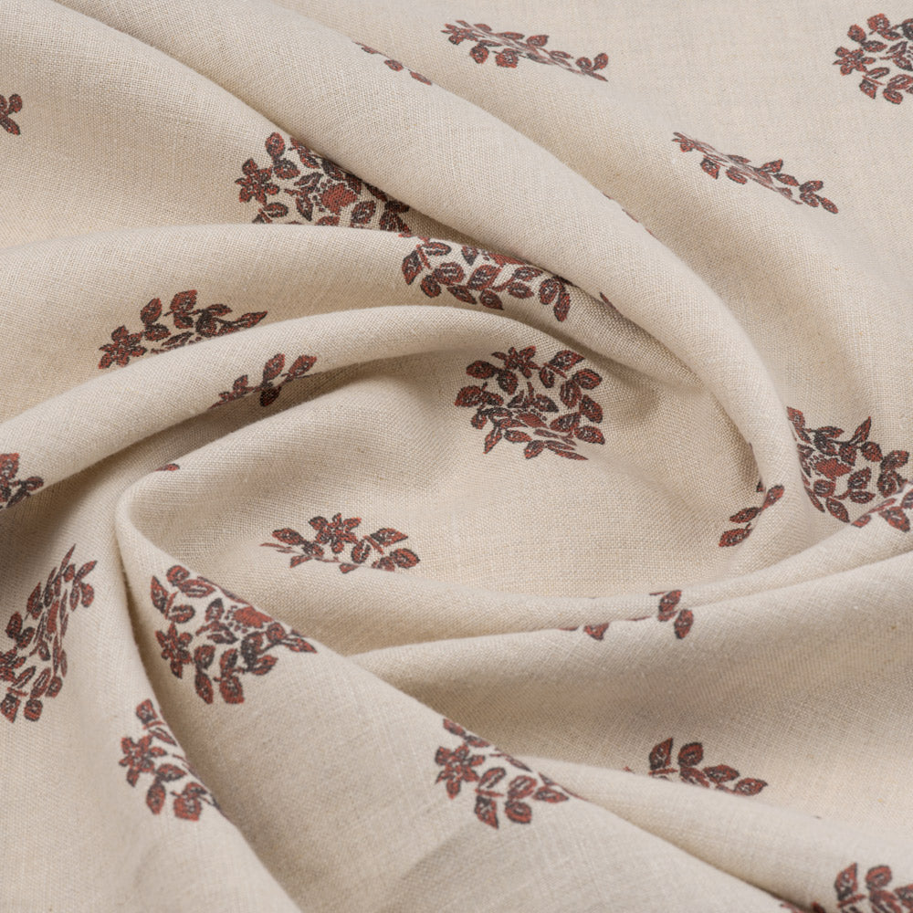 Somborne Wreath Linen / Merlot Somborne Wreath Linen / Merlot