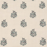 Somborne Wreath Linen / Teal Samples Somborne Wreath Linen / Teal Samples