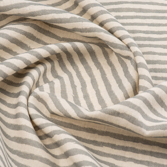 Waverley Stripe Linen / Smoke Grey Samples