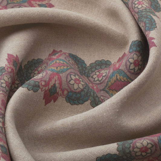 Balazuc Morocco Stripe Linen / Natural Samples