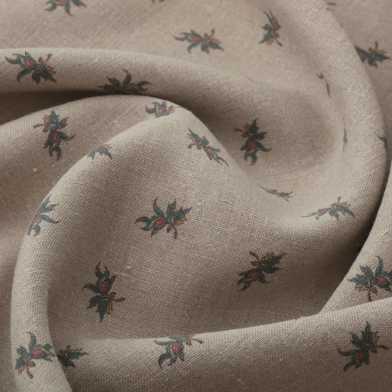 Balazuc Sprig Linen / Natural Samples Balazuc Sprig Linen / Natural Samples