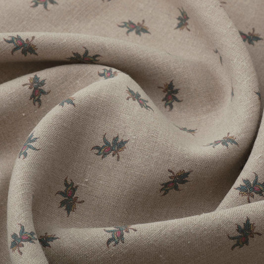 Balazuc Sprig Linen / Natural Samples
