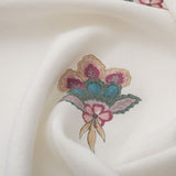 Balazuc Trefoil Linen / Ivory Samples Balazuc Trefoil Linen / Ivory Samples