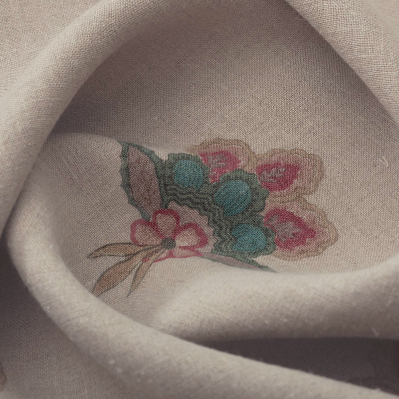 Balazuc Trefoil Linen / Natural Samples Balazuc Trefoil Linen / Natural Samples