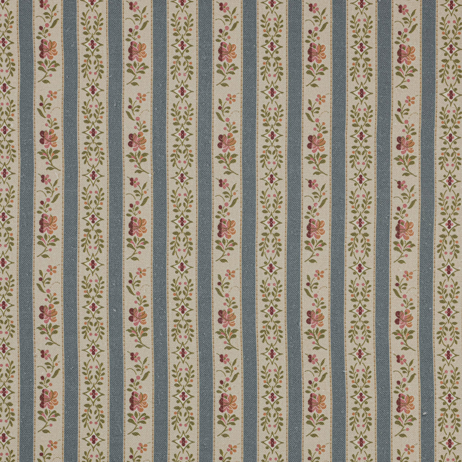 Beauclerc Stripe Narrow Linen / Wedgewood Samples Beauclerc Stripe Narrow Linen / Wedgewood Samples