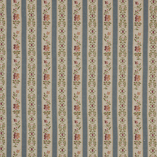 Beauclerc Stripe Narrow Linen / Wedgewood Samples