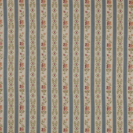 Beauclerc Stripe Narrow Linen / Wedgewood