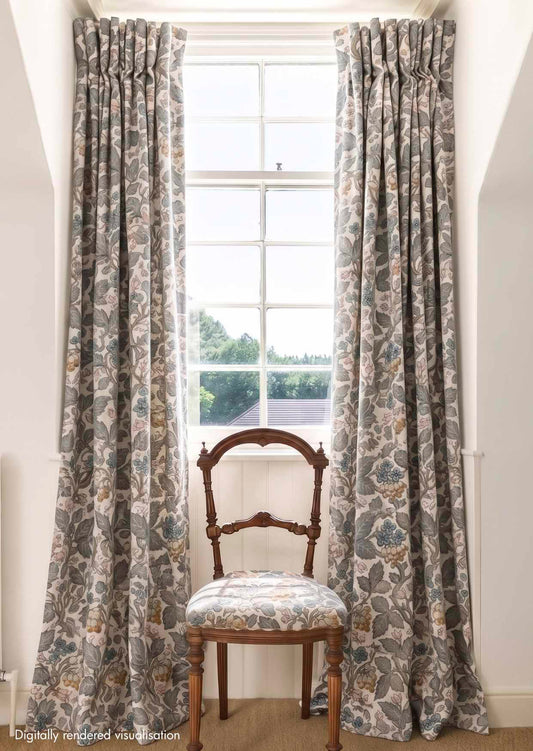 Briar Linen / Vintage Blue