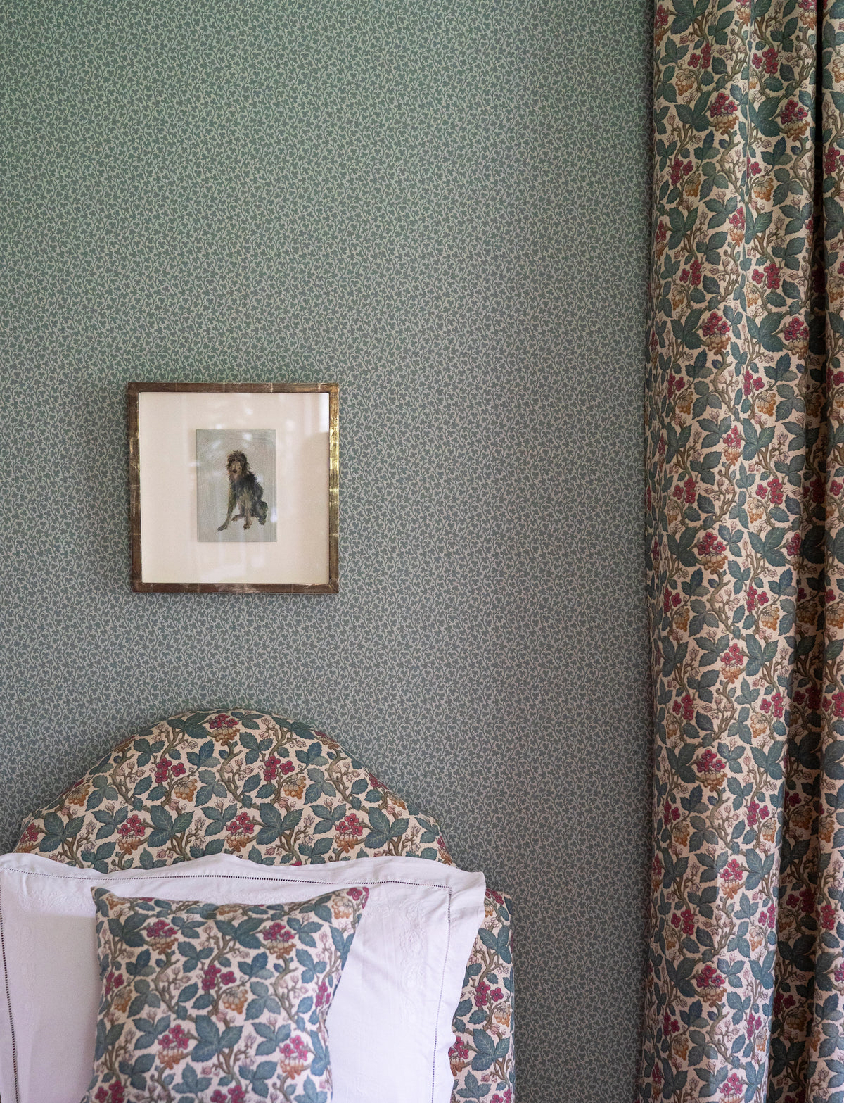 Clover Wallpaper / Sea Green