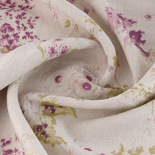 Dianthus Linen / Vintage Damson Samples