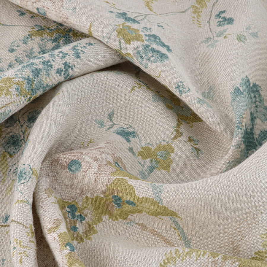 Dianthus Linen / Vintage Duck Egg Samples