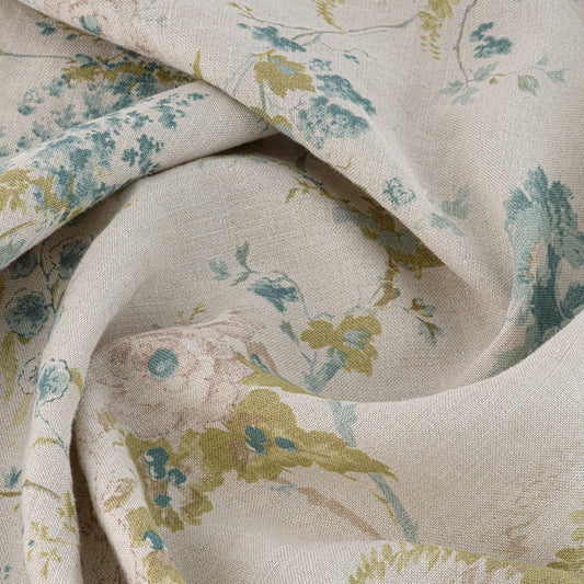 Dianthus Linen / Vintage Duck Egg Samples