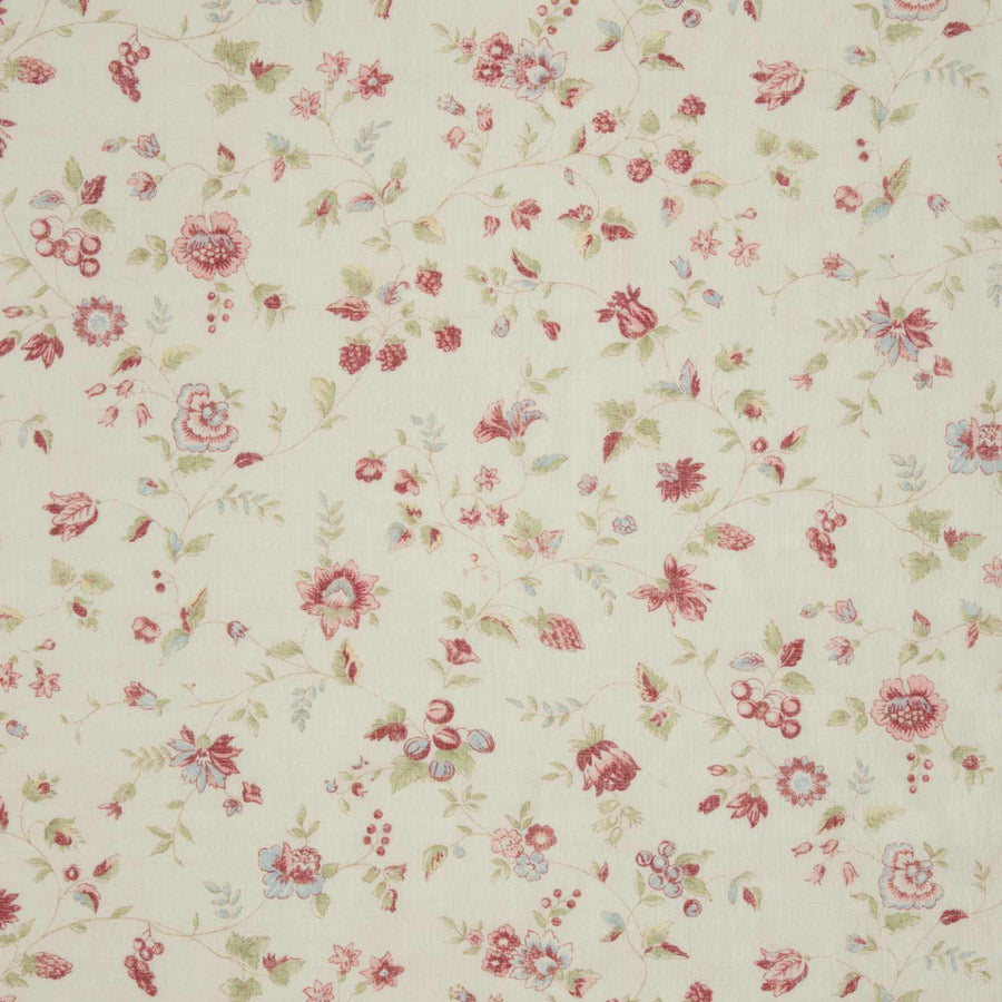 Framboise Double Aged Linen / Ivory Samples