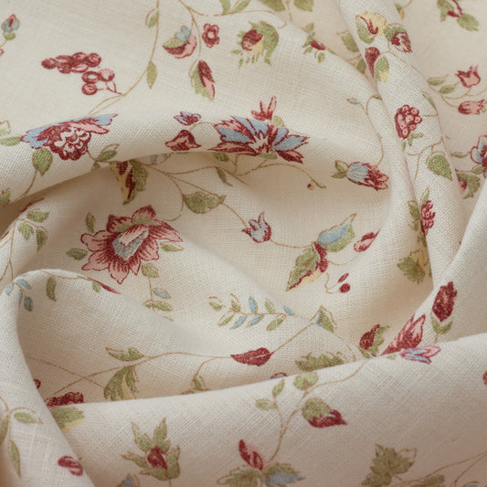 Framboise Linen / Ivory