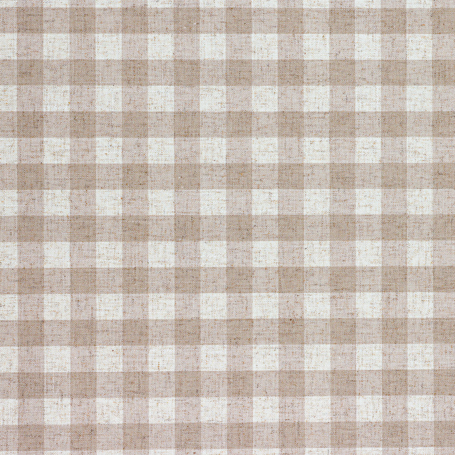 Linen Check Wallcovering / Natural