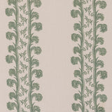 Plume Stripe Linen / Forest Green Plume Stripe Linen / Forest Green