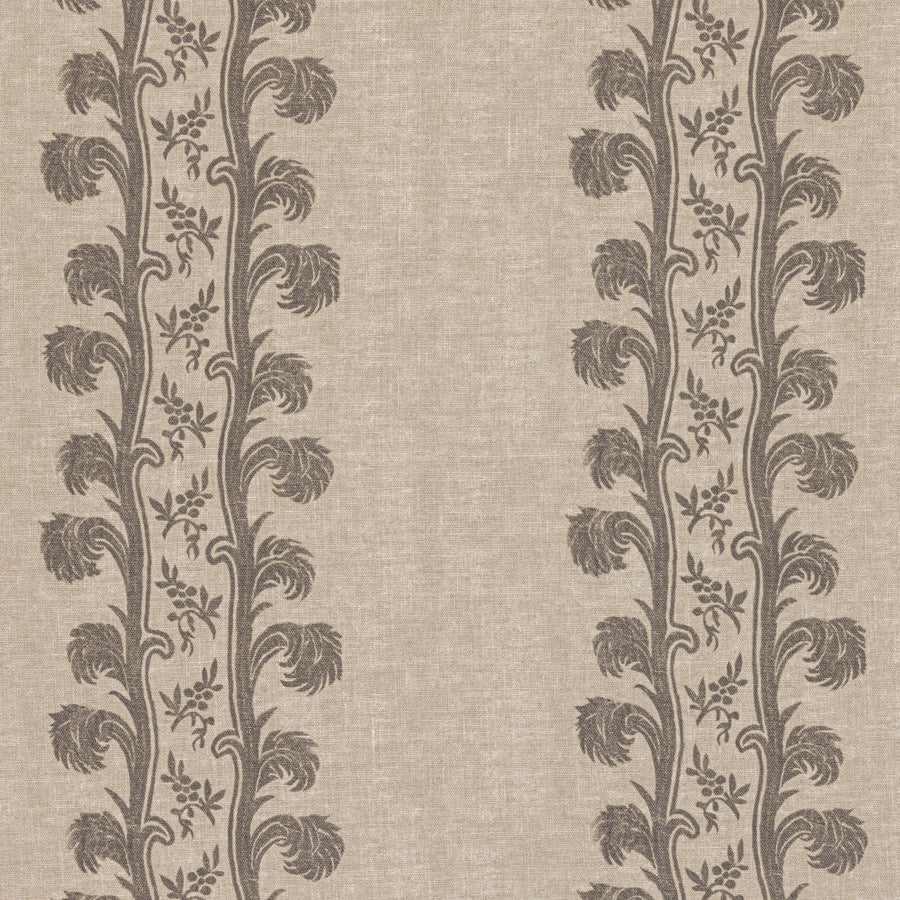 Plume Stripe Linen / Old Oak Plume Stripe Linen / Old Oak