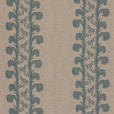 Plume Stripe Linen / Teal Samples Plume Stripe Linen / Teal Samples