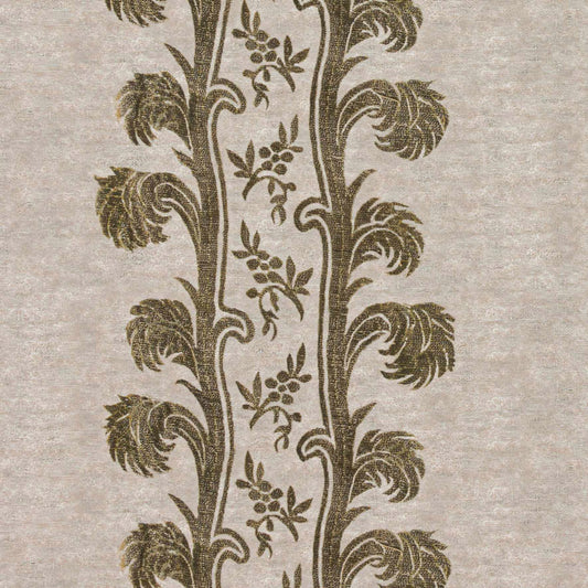 Plume Stripe Wallpaper / Bark Samples