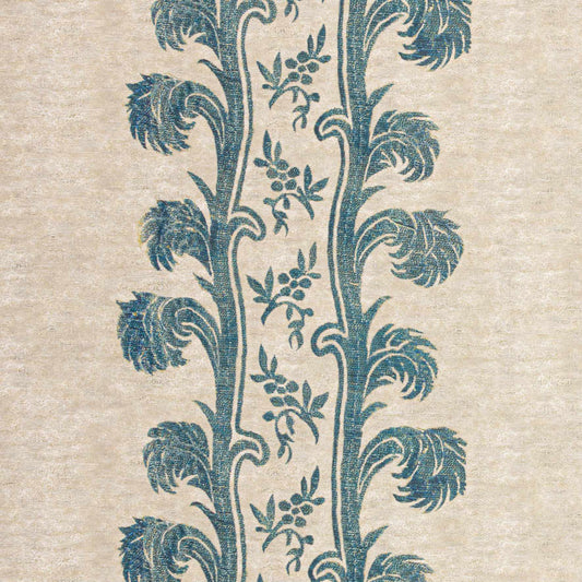 Plume Stripe Wallpaper / Teal Samples