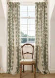 Plume Stripe Linen / Forest Green Plume Stripe Linen / Forest Green