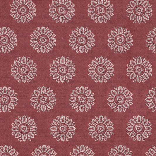 Ronda Linen / Deep Coral Samples