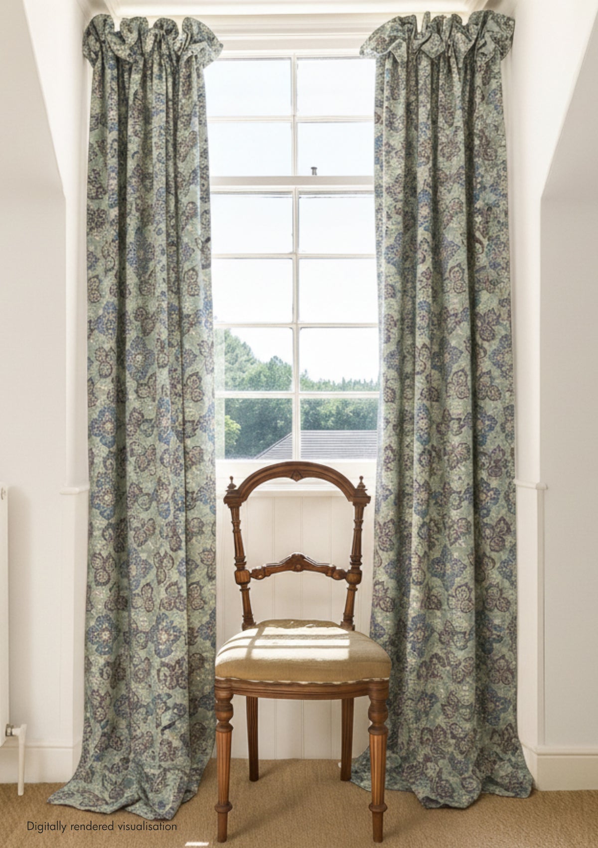 Somborne Linen / Teal