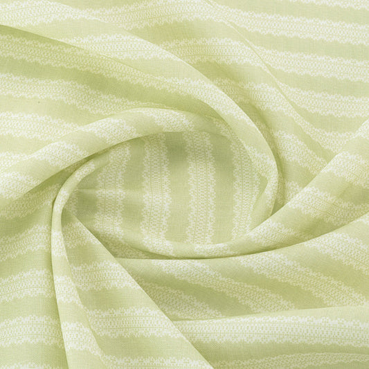 SALE: Torchon Stripe Linen / Apple | Batch No2806S | 19m available