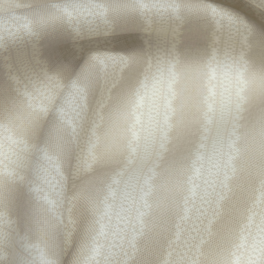 Torchon Stripe Linen / Mouse Samples Torchon Stripe Linen / Mouse Samples