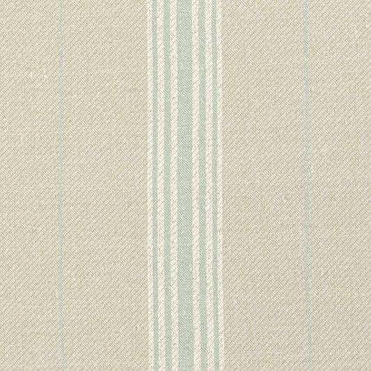 Vallon Stripe Linen / Duck Egg Sample