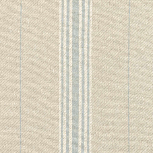 Vallon Stripe Linen / Old Blue Sample