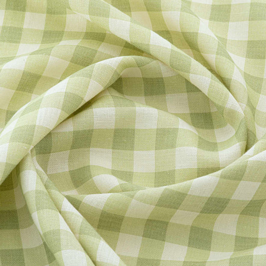 Vintage Check Linen / Apple