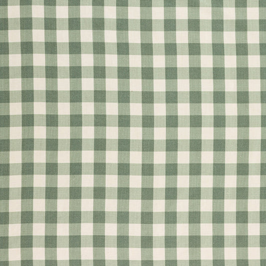 Vintage Check Linen / Forest Green