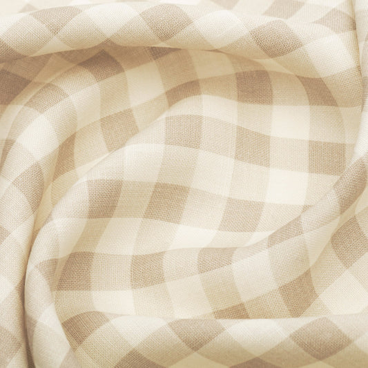 Vintage Check Linen / Natural Samples